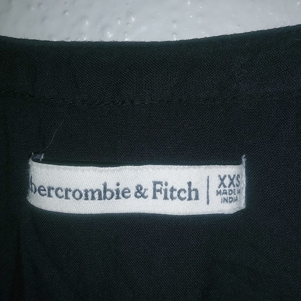 Abercrombie & Fitch XXS Whimseygoth Swiss Dotted Chenille Body Suit Black - Picture 8 of 10